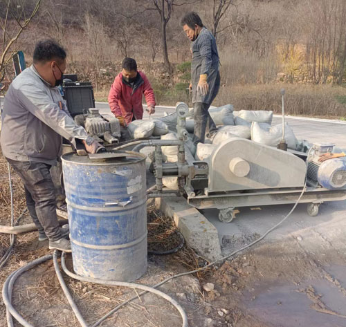 海宁路面下沉注浆